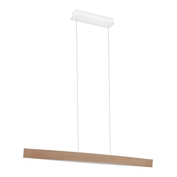 Eglo 93342 - LED-Pendelleuchte FORNES LED/24W/230V Eiche