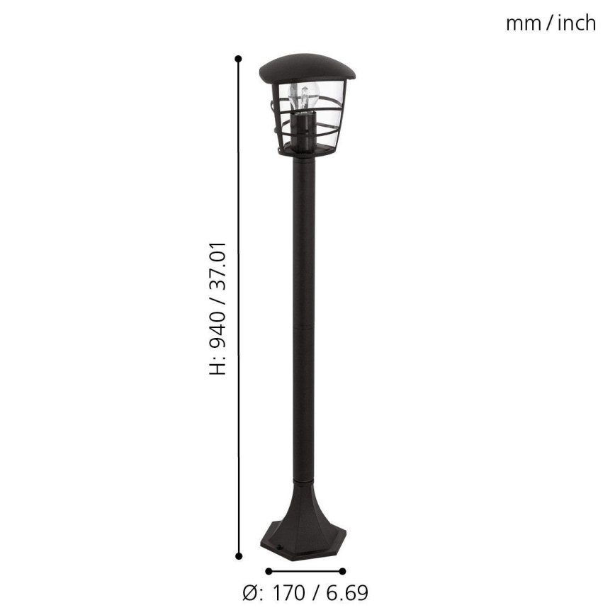 Eglo - LED-Außenleuchte E27/8,5W/230V IP44