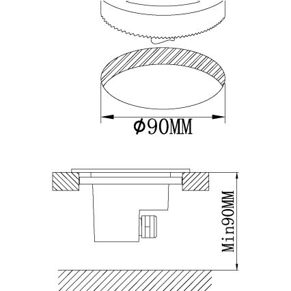 Eglo - LED-Einfahrtsleuchte für den Außenbereich LED/2,5W/230V IP65