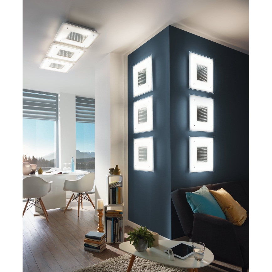 Eglo 93659 - LED-Deckenleuchte LICOSA LED/24W + LED/2,6W + Fernbedienung