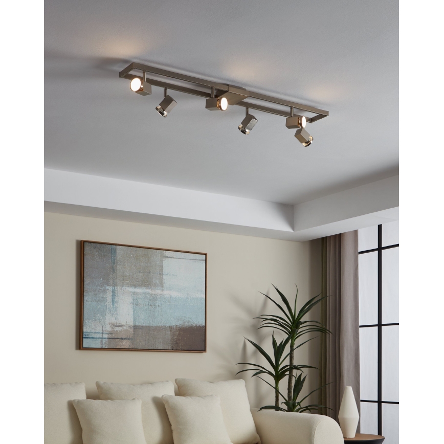 Eglo - LED-Spotleuchte 6xGU10/5W/230V