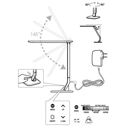 Eglo - LED dimmbare Lampe LED/6W/230V