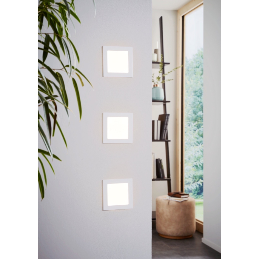 Eglo 94061 - LED-Deckeneinbauleuchte FUEVA 1 LED/10,95W/230V 17x17 cm