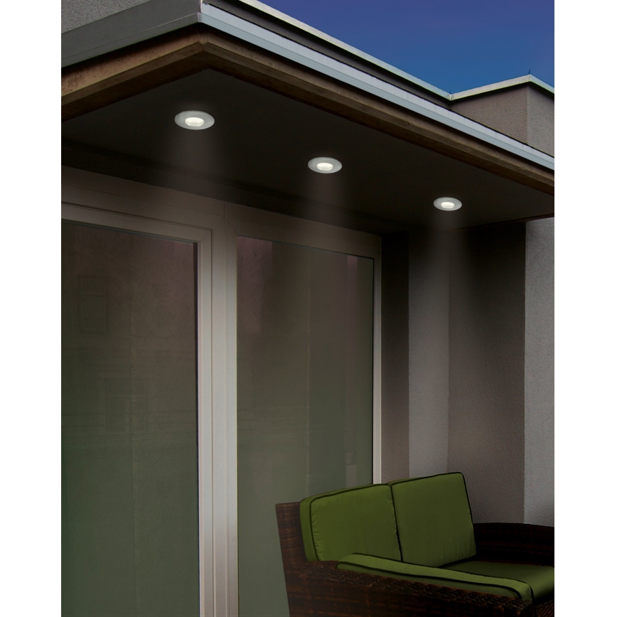 Eglo - LED-Einbauleuchte für Badezimmer 1xGU10/5W/230V IP65