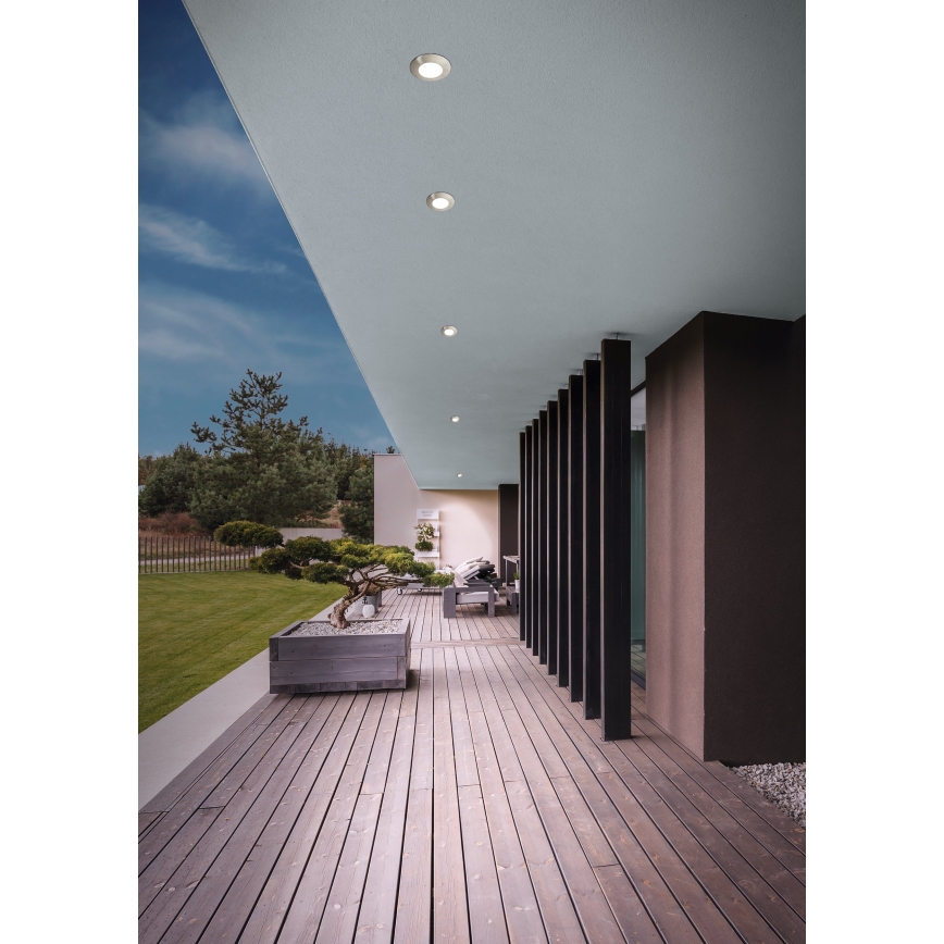 Eglo - LED-Einbauleuchte für Badezimmer 1xGU10/5W/230V IP65