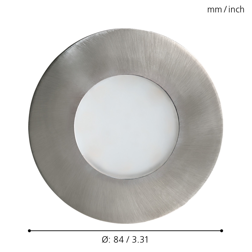 Eglo - LED-Einbauleuchte für Badezimmer 1xGU10/5W/230V IP65