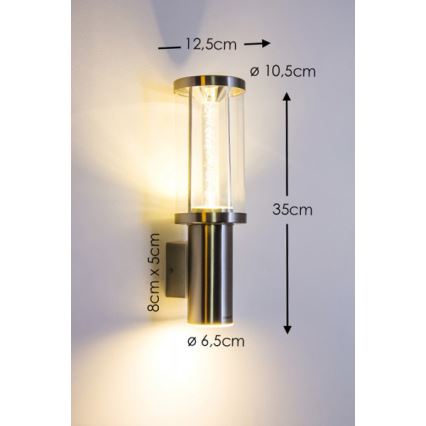 Eglo - LED Außenbeleuchtung 1xGU10/3W + 1xLED/3,7W