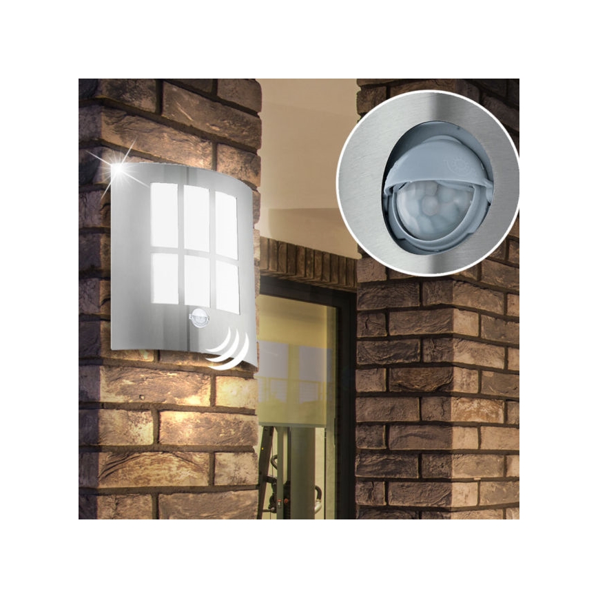 Eglo 94213 - LED Außenleuchten mit Sensor CITY LED 1xLED/3,7W/230V
