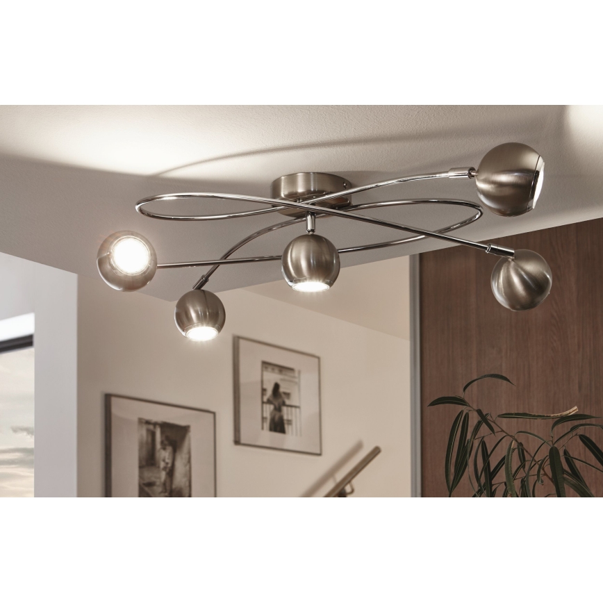 Eglo - LED Spotleuchte 5xGU10-LED/3W/230V