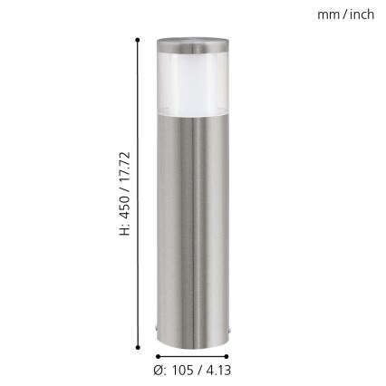 Eglo - LED-Außenleuchte LED/3,7W/230V IP44