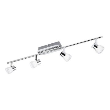 Eglo 94383 - LED-Strahler PERITO 4xLED/3W/230V 3000K glänzendes Chrom