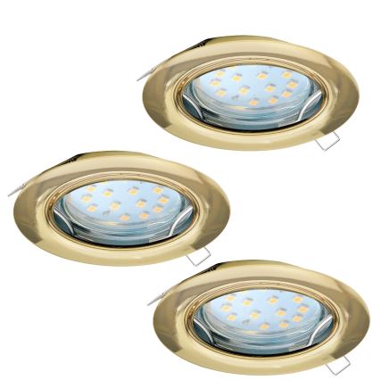 Eglo 94404 - SET 3x LED Einbauleuchte PENETO 3xGU10-LED/3W/230V