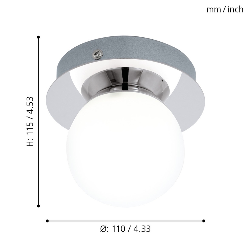 Eglo - LED-Badeleuchte LED/3,3W/230V IP44