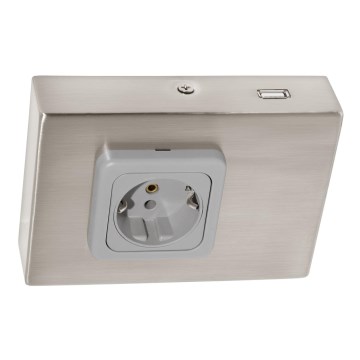 Eglo 94664 - Küchen-Unterbausteckdose SCHUKO including USB TAXANO