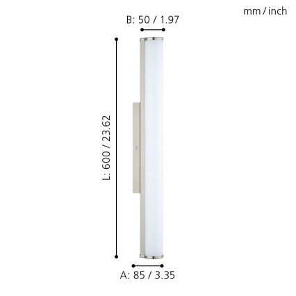 Eglo - LED-Badleuchte LED/13W/230V IP44