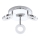 Eglo 94762 - LED-Badezimmerleuchte GONARO 3xLED/3,8W/230V IP44