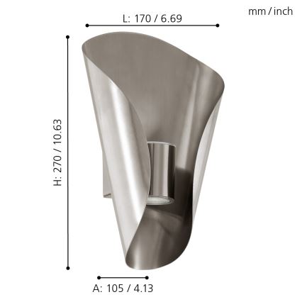 Eglo 94779 - LED-Außenleuchte BOSARO 2xLED/2,5W/230V IP44