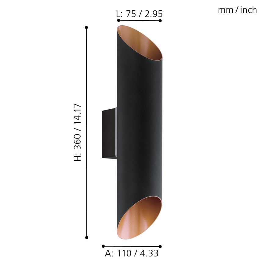 Eglo - LED-Outdoor-Leuchte 2xLED/3,7W/230V IP44