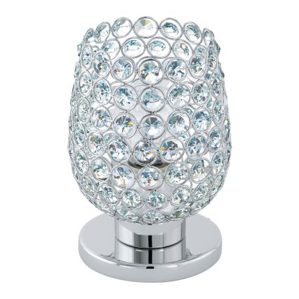 Eglo 94899 - Kristall Tischlampe BONARES 1 1xE27/60W/230V