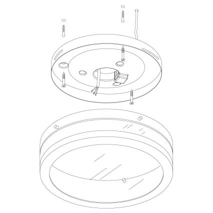 Eglo - LED-Badezimmerleuchte LED 1xLED/11W/230V IP44