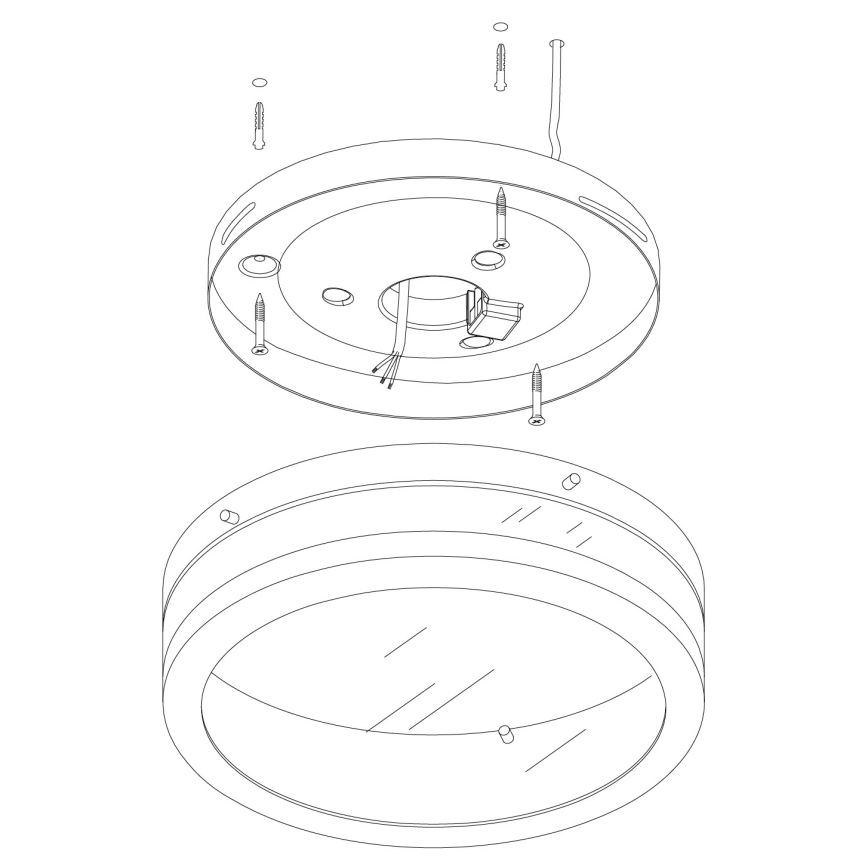 Eglo - LED-Badezimmerleuchte LED 1xLED/11W/230V IP44