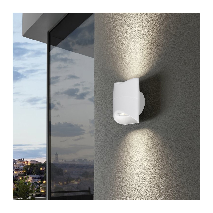Eglo 95075 - Außenwandleuchte ABRANTES 2xLED/6W/230V
