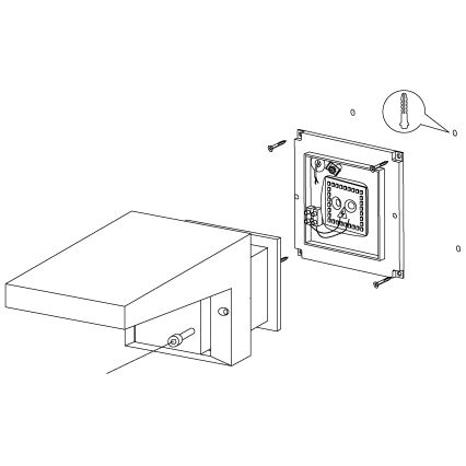 Eglo - Außenwandleuchte LED/10W/230V