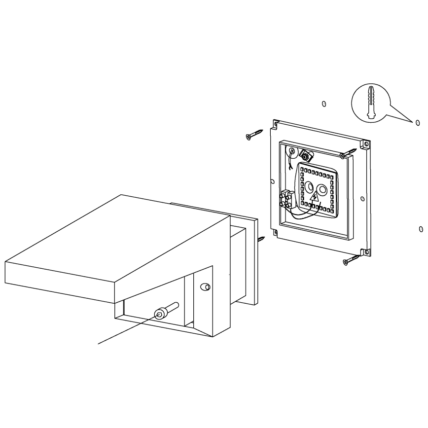 Eglo - Außenwandleuchte LED/10W/230V