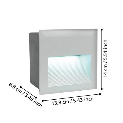 Eglo - LED Außen-Orientierungsleuchte LED/3,7W/230V IP65