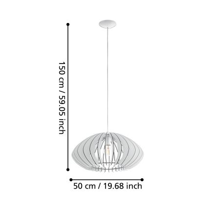 Eglo - Kronleuchter 1xE27/60W/230V