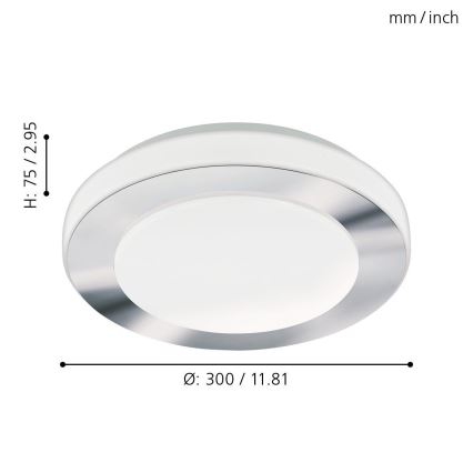 Eglo - LED-Badezimmerleuchte LED/11W/230V IP44