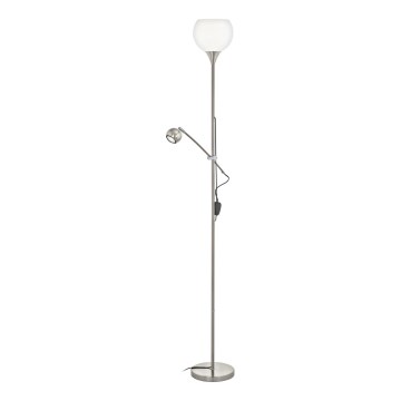 Eglo 95317 - LED Stehlampe SPELLO 1xE27/60W + 1xGU10-LED/4W