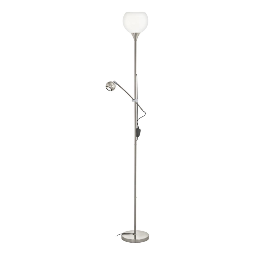 Eglo 95317 - LED Stehlampe SPELLO 1xE27/60W + 1xGU10-LED/4W