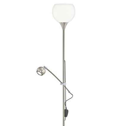 Eglo 95317 - LED Stehlampe SPELLO 1xE27/60W + 1xGU10-LED/4W