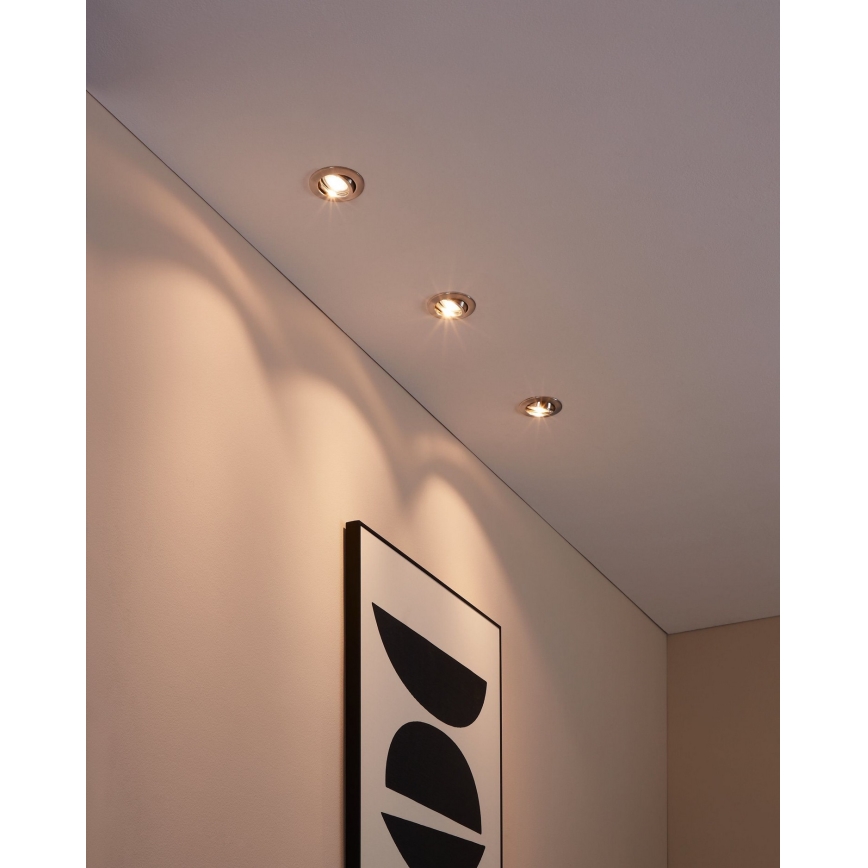 Eglo - Set 3x LED-Einbauleuchte TEDO 1xGU10-LED/5W/230V