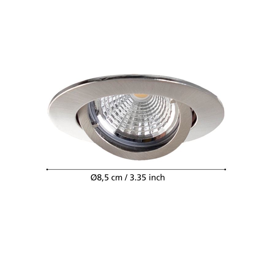 Eglo - Set 3x LED-Einbauleuchte TEDO 1xGU10-LED/5W/230V