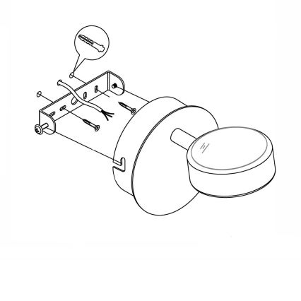 Eglo - LED Spotleuchte 1xLED/5,4W/230V