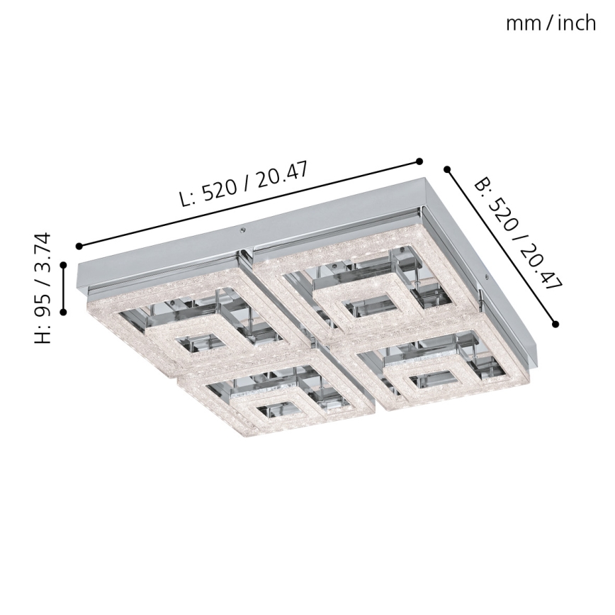 Eglo - LED Deckenleuchte LED/48W/230V