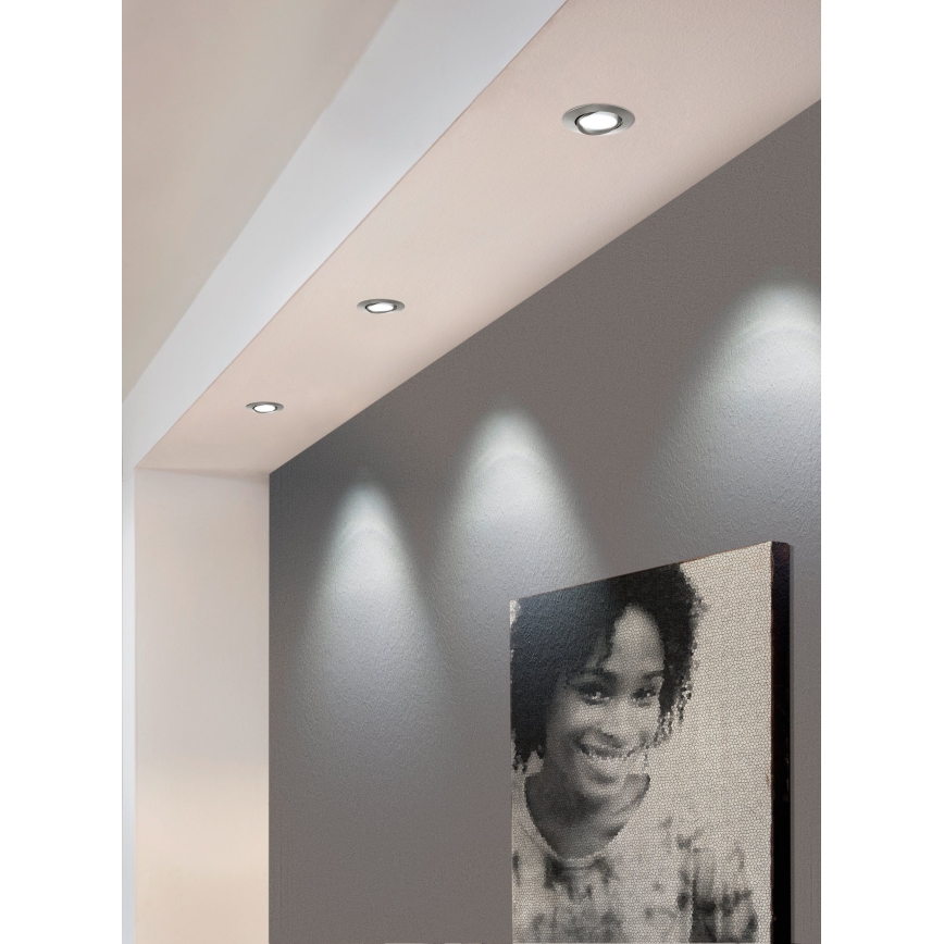 Eglo - SET 3x LED Einbauleuchte PINEDA 1xLED/4,9W/230V