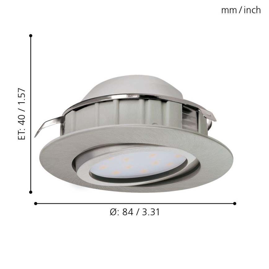 Eglo - LED-Einbauleuchte LED/6W/230V