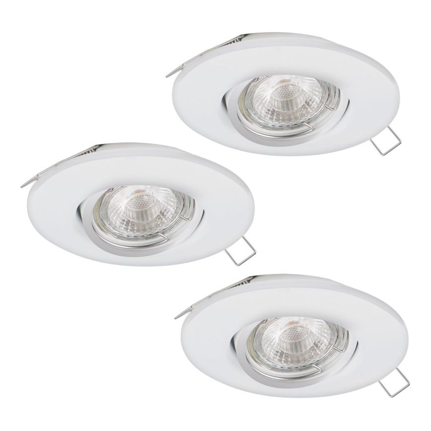Eglo 95895 - SET 3x LED-Einbauleuchte PENETO 1 1xGU10-LED/3W/230V