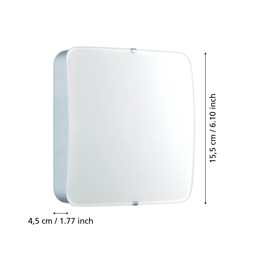 Eglo 95968 - LED-Deckenleuchte CUPELLA LED/11W/230V, glänzender Chrom