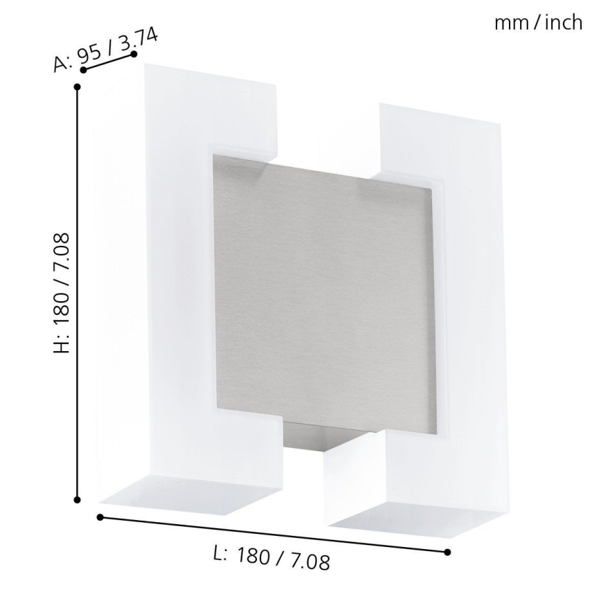 Eglo - LED Außenwandleuchte 2xLED/4,8W