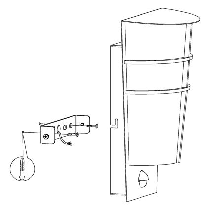 Eglo 96017 - LED-Außenwandleuchte mit Sensor BREGANZO 1 2xLED/2,5W IP44