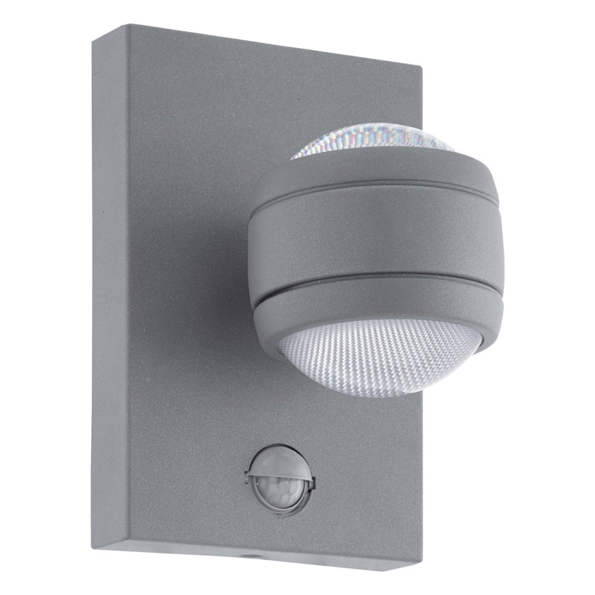 Eglo 96019 - LED Outdoor leuchte mit Sensor SESIMBA 1 2xLED/3,7W
