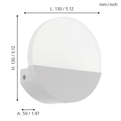 Eglo - LED-Wandleuchte LED/4,5W/230V
