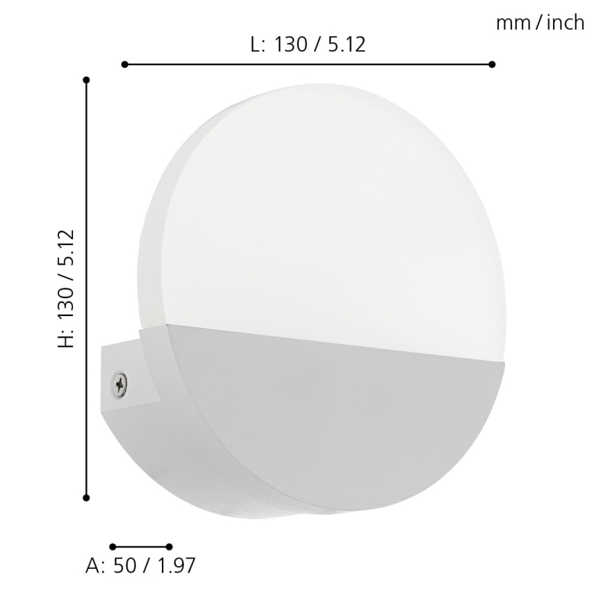 Eglo - LED-Wandleuchte LED/4,5W/230V