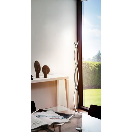 Eglo - LED-Stehleuchte LED/36W/230V glänzender Chrom