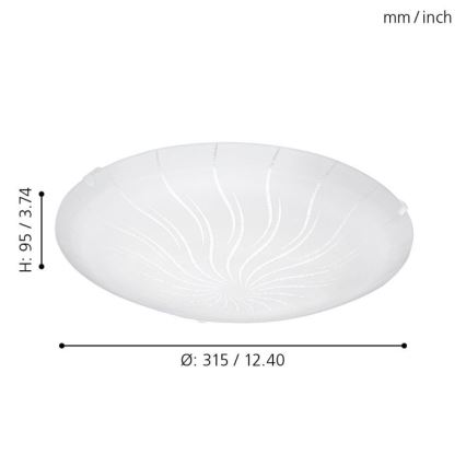 Eglo - LED Deckenleuchte LED/11W/230V