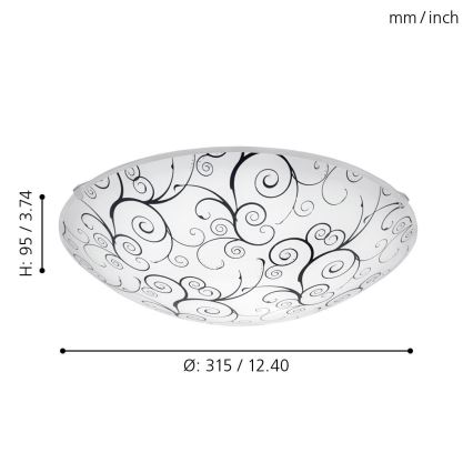 Eglo - LED Deckenleuchte LED/11W/230V